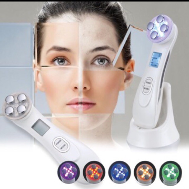 Alat mesotherapy hot and cold photon pdt light setrika wajah rf radio frequency frekuensi pdt light