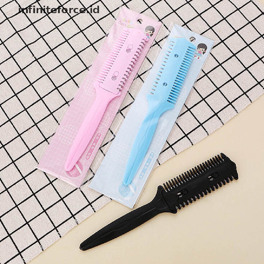 (Infiniteforce.Id) Sisir Gunting Penipis Rambut Untuk Salon / Barber