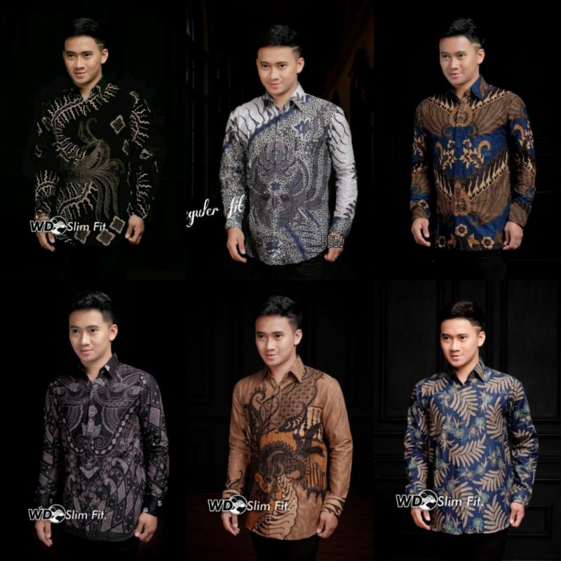 Baju Batik Pria Lengan Panjang/Batik Pria Premium/Seragam Batik Kantoran