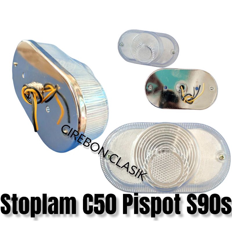 Stoplam Honda C50 Pispot Honda S90s putih
