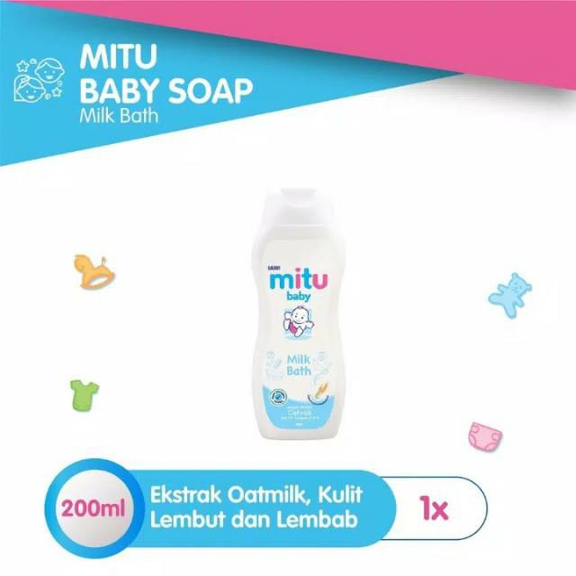 Mitu Baby Milk Bath 200ml