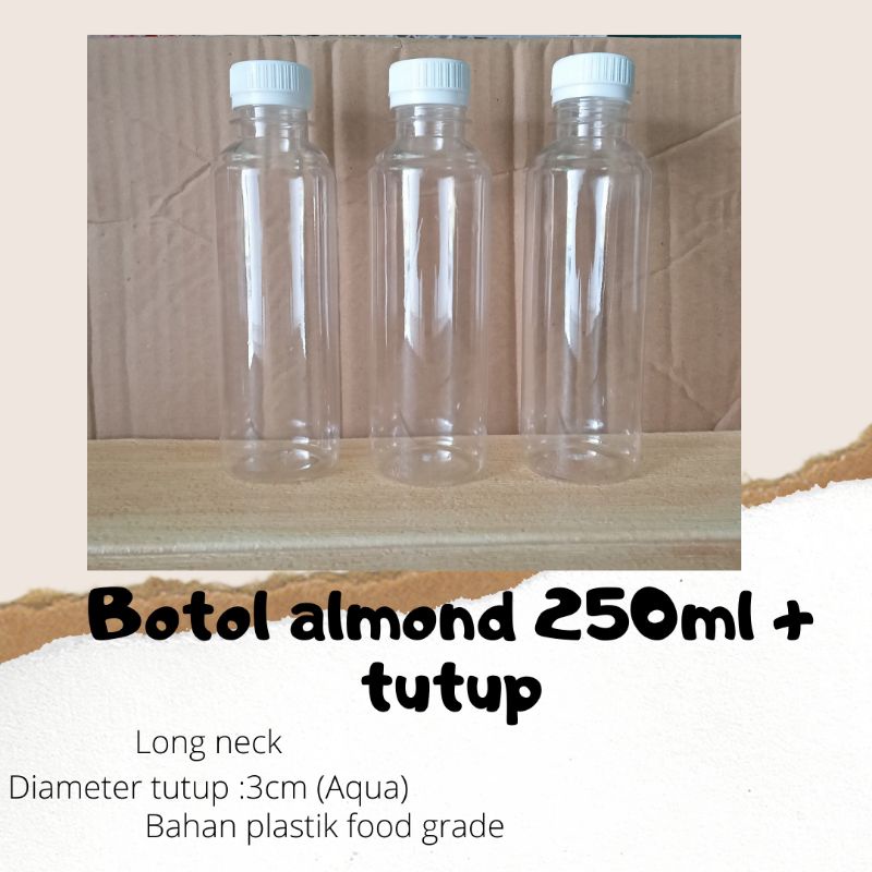 Jual Botol Almond 250ml Botol Madu Botol Jus Tutup Bisa Ecer Indonesiashopee Indonesia 6153