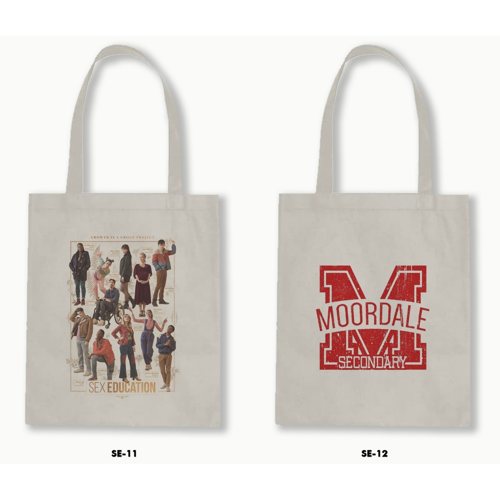 TOTE BAG BLACU - SEX EDUCATION 01