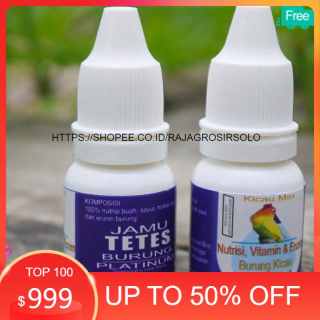 BEST SELLER VITAMIN DOPING LOVEBIRD LOMBA KICAU MAX Jamu Tetes Penggacor BURUNG LOVE BIRD[- *