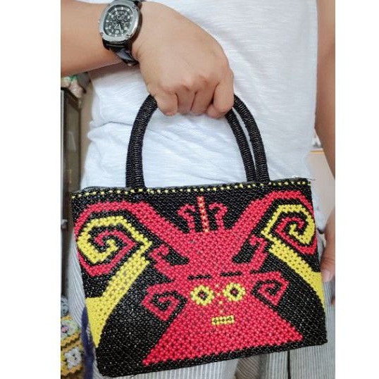 GROSIR TERMURAH TAS MANIK MOTIF DAYAK TERBARU