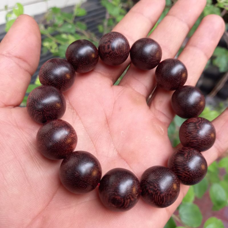 Gelang kayu galih asem 17mm gelang galih asem super gelang galih asem jumbo