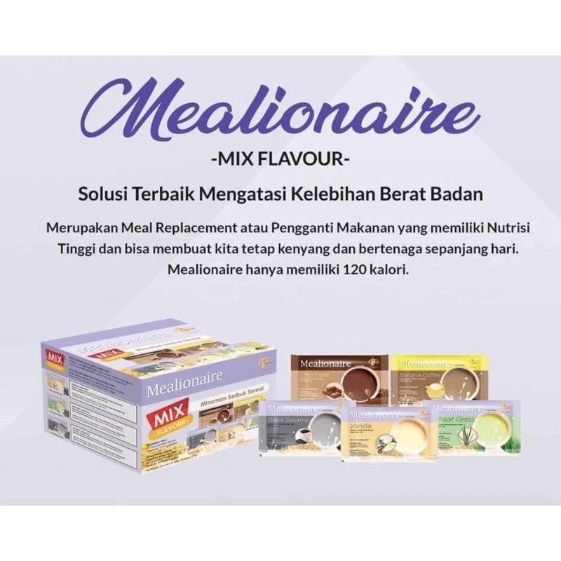 

Mealionare | Ori MCI _Sereal pengganti sarapan (per sachet)