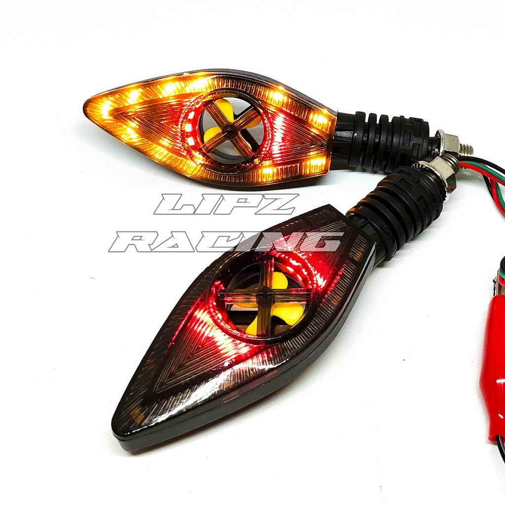 LAMPU SEIN VARIASI NYALA RUNNING + SENJA MODEL PANAH UNIVERSAL VIXION / CBR / CB150R / VARIO 150 LED