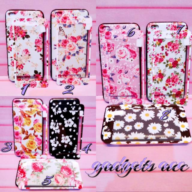 Case Flower + TG for Xiaomi Redmi 5A
