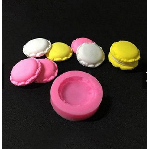 3D Silicon Mold Fondant Cake Decoration - Macaron