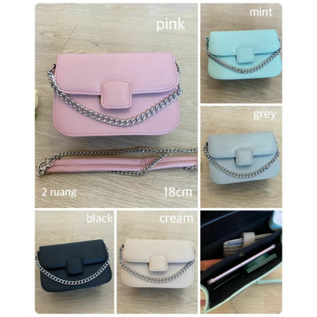Tas CK MINISO CK TAS MINISO SELEMPANG CK TAS CEWE TAS WANITA TAS RANTAI SLINGBAG CK SLINBAG RANTAI S