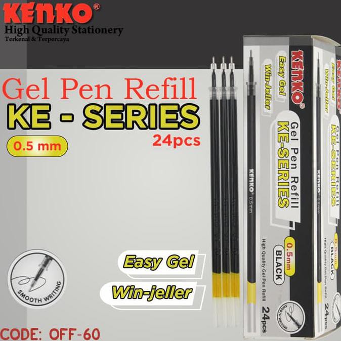 Refill Isi Gel Pen Kenko 0.5 Mm Harga Per Pcs (Off-60)