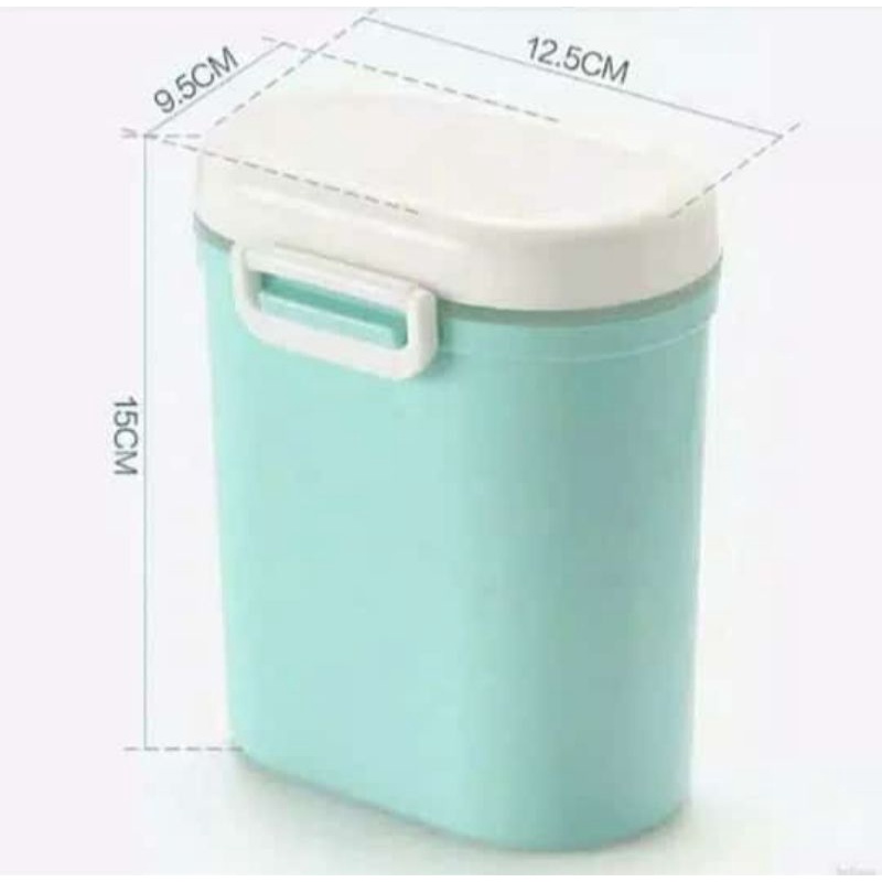TEMPAT WADAH KOTAK BOX PENYIMPANAN SUSU BUBUK  FORMULA MURAH LUCU ANAK BAYI  IMPORT uk S  dan uk L sdh PLUS BUBBLE/KARDUS AMAN
