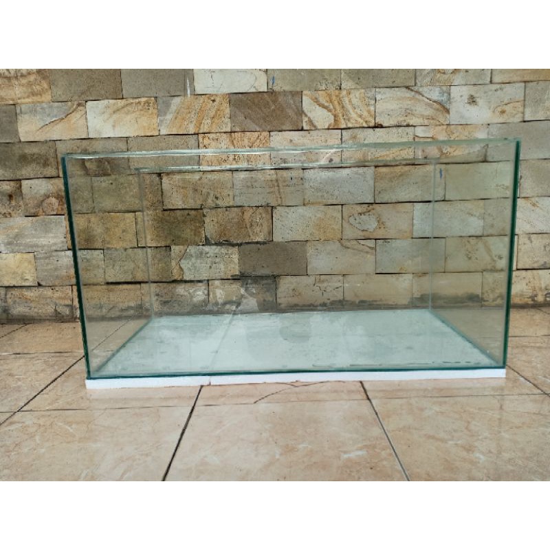 Aquarium kaca aquascape murah ikan hias ikan chana 60x20x30