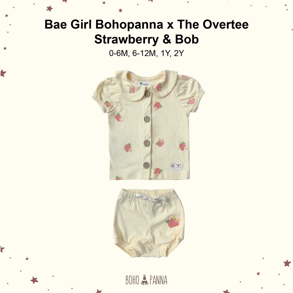 BOHOPANNA Bae Girl - Setelan Anak Bohopanna x The Overtee