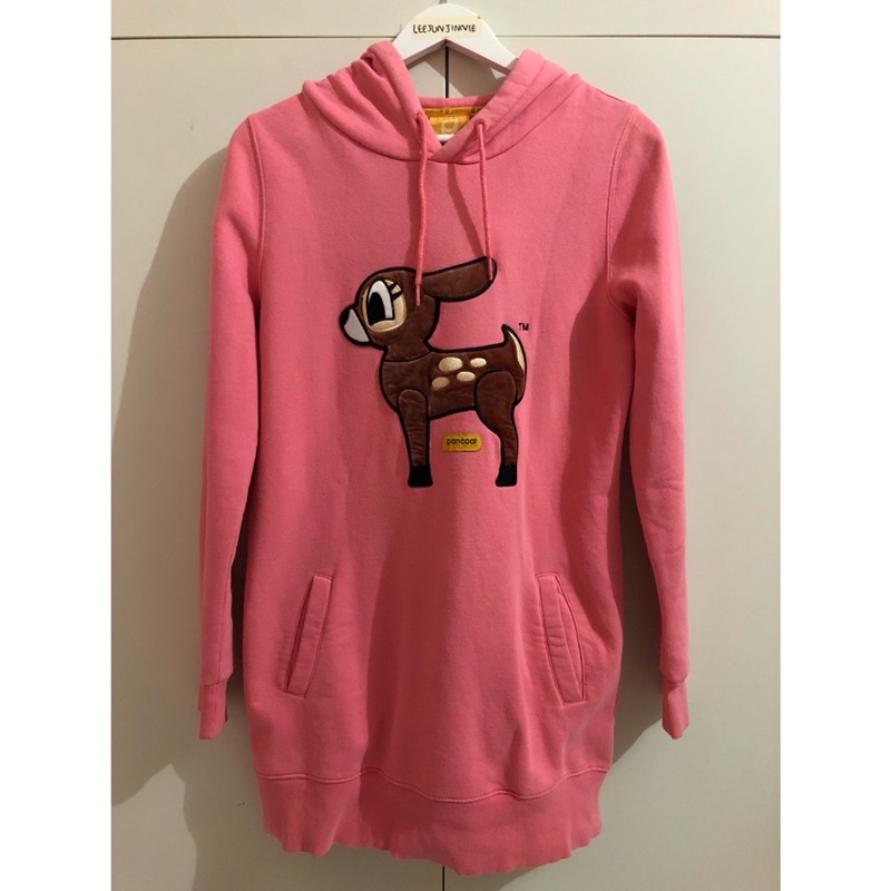 SWEATER SWEATSHIRT CREWNECK HOODIE PANCOAT DEER PINK | PRELOVED | PANCOAT RUSA SECOND ORIGINAL | THR