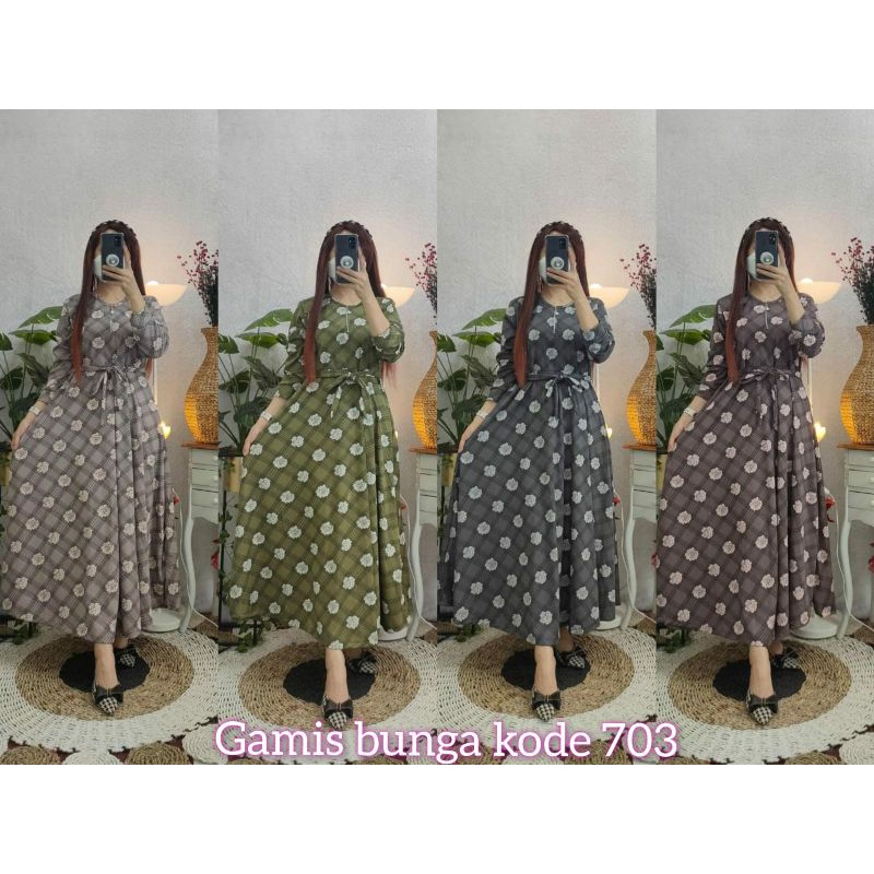 gamis voxy bunga