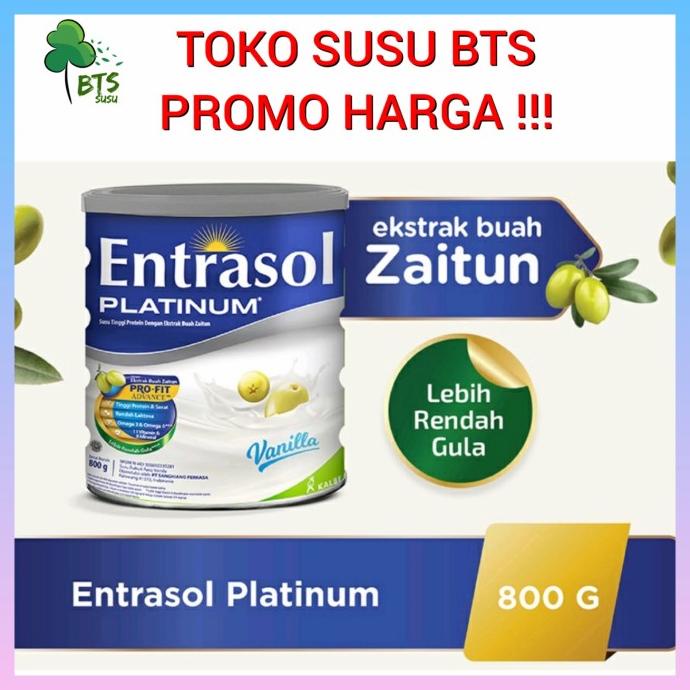 

[COD] ENTRASOL PLATINUM VANILLA 800GR [COD]