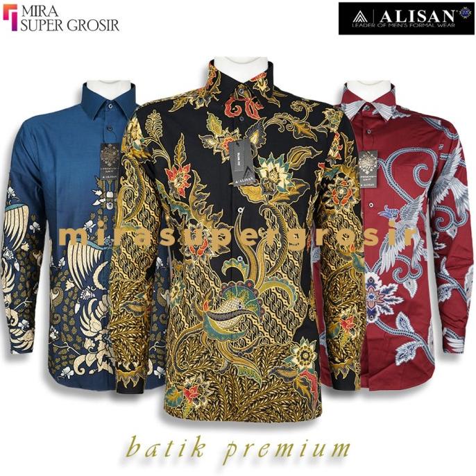 Alisan Batik Printing PREMIUM Panjang Slimfit