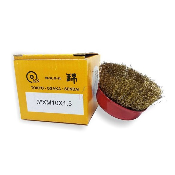 Sikat Kawat Mangkok Cup Brush 3 Inch - Sikat Untuk Mesin Gerinda