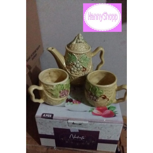 Coffee set/Cangkir Minumset/gelas set/ tea set nakato timbul