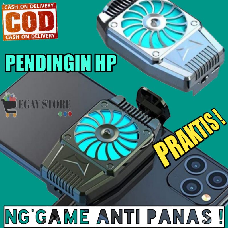 Pendingin Hp Untuk Game Cooling Fan Cooler Phone Gamer Gaming USB LED Murah