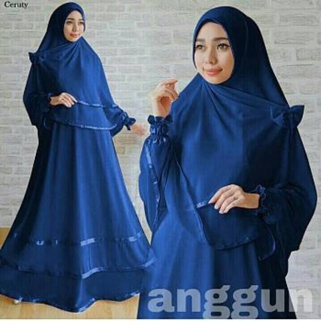 JCK- ANGGUN SYARI / Gamis Syari Set Lebaran / Set Gamis Murah (tersedia 9 warna)