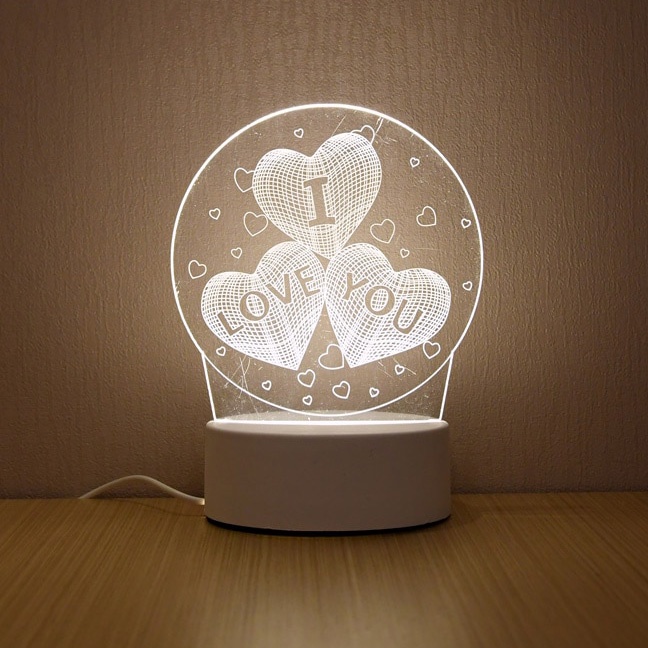 Lampu 3D LED Transparan Design I LOVE YOU, lampu hias kamar tidur, lampu tidur unik 3d, lampu tidur karakter, lampu led kamar tidur, hiasan kamar tidur wanita, hiasan lampu kamar LED, hiasan lampu tidur, souvenir unik dan murah, supenir pernikahan murah