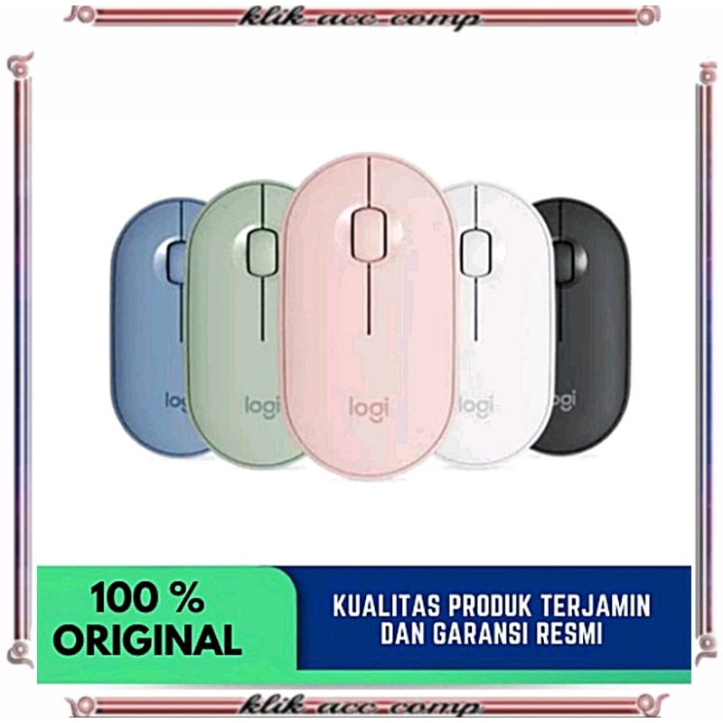 Logitech Pebble Wireless Bluetooth Mouse M350 - Rose