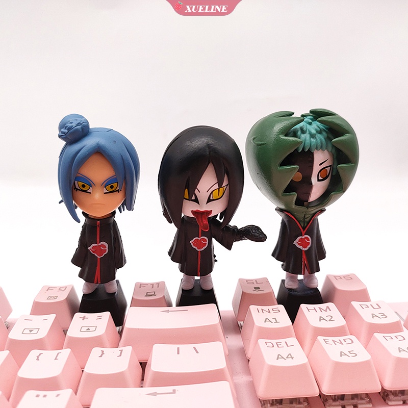 Aksesoris keycap keyboard Mekanik Motif Kartun NARUTO Tiga Dimensi Pbt R4