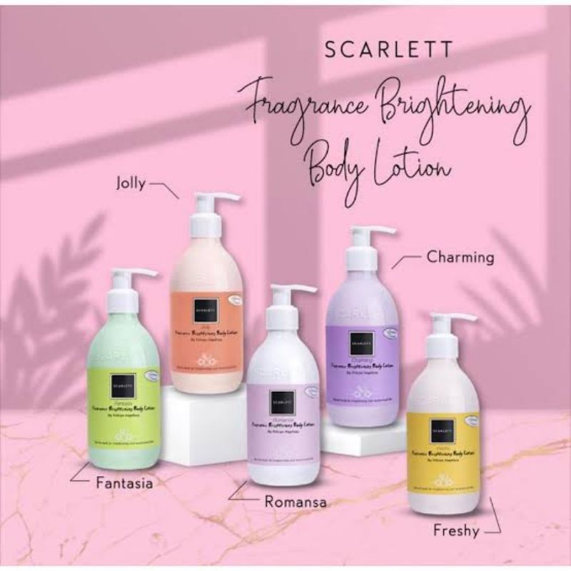 Scarlett Whitening Body Lotion Pemutih Badan Hand Body Scarlett - Romansa