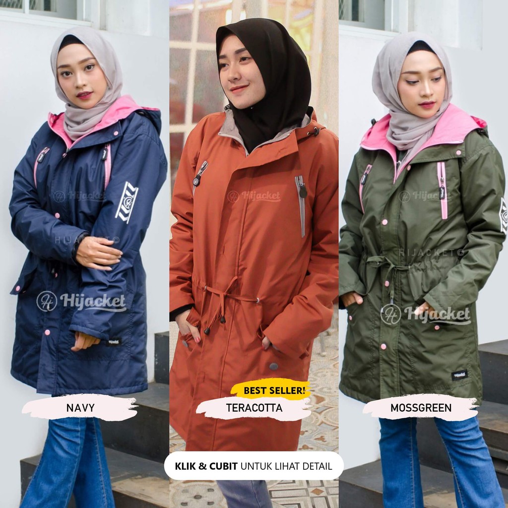 ✅BEST SELLER✅ Hijacket MONTIX Original Jacket Hijaber Jaket Wanita Muslimah Azmi Hijab Hijaket