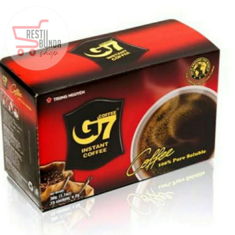 Jual Kopi Vietnam G7 Trung Nguyen Black 1box (isi 15 Sachet) Indonesia
