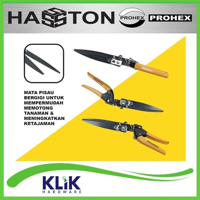 Hasston Prohex Gunting Rumput 3 Posisi - Gunting Saboten