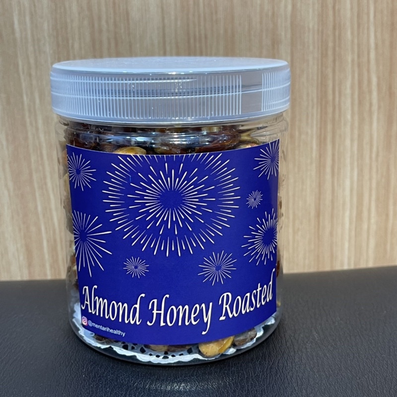 Roasted Almond Honey 300Gr ( Toples )