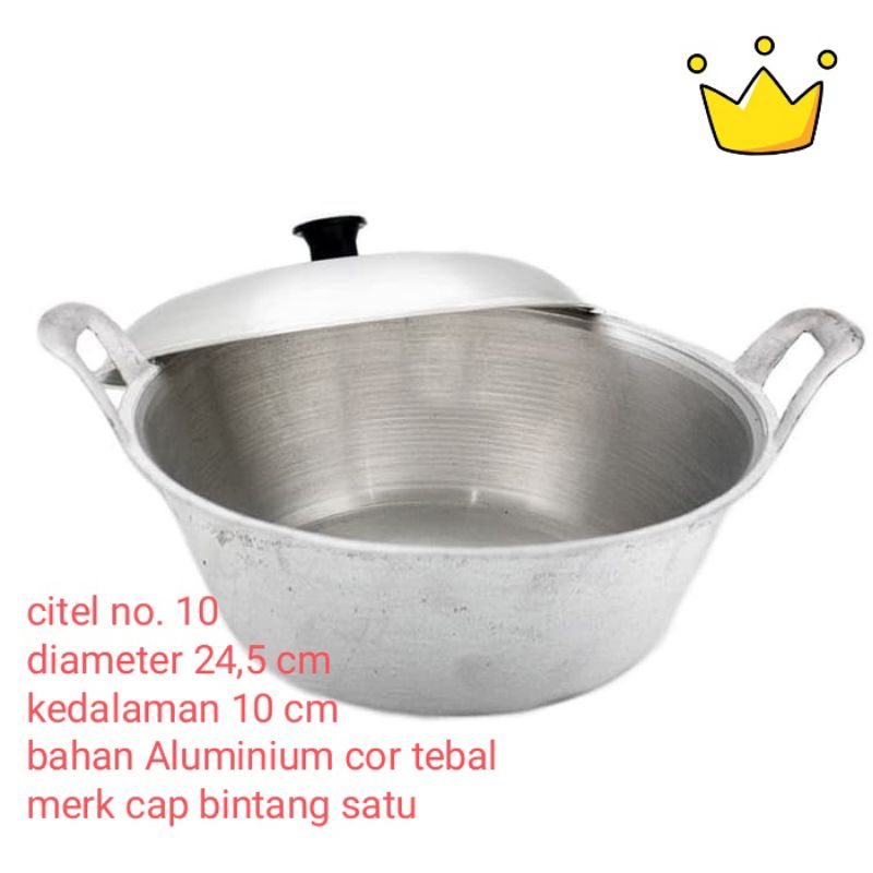 Jual Panci Katel Liwet Citel No Aluminium Cor Bintang Satu Shopee