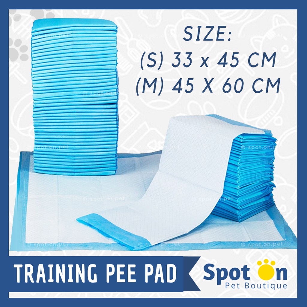 Pee Pad / Underpad / Toilet Training Pad / Alas Tatakan Pipis Hewan S M L | Perlak Anjing Kucing Kelinci