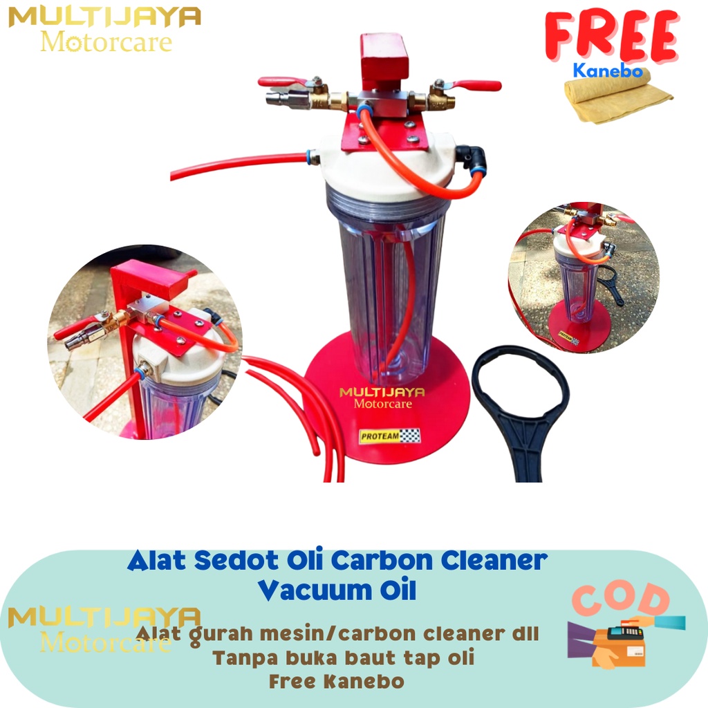 Alat Vacum Sedot Oli Carbon Cleaner dan Bleeding Brake | Vacuum Oil