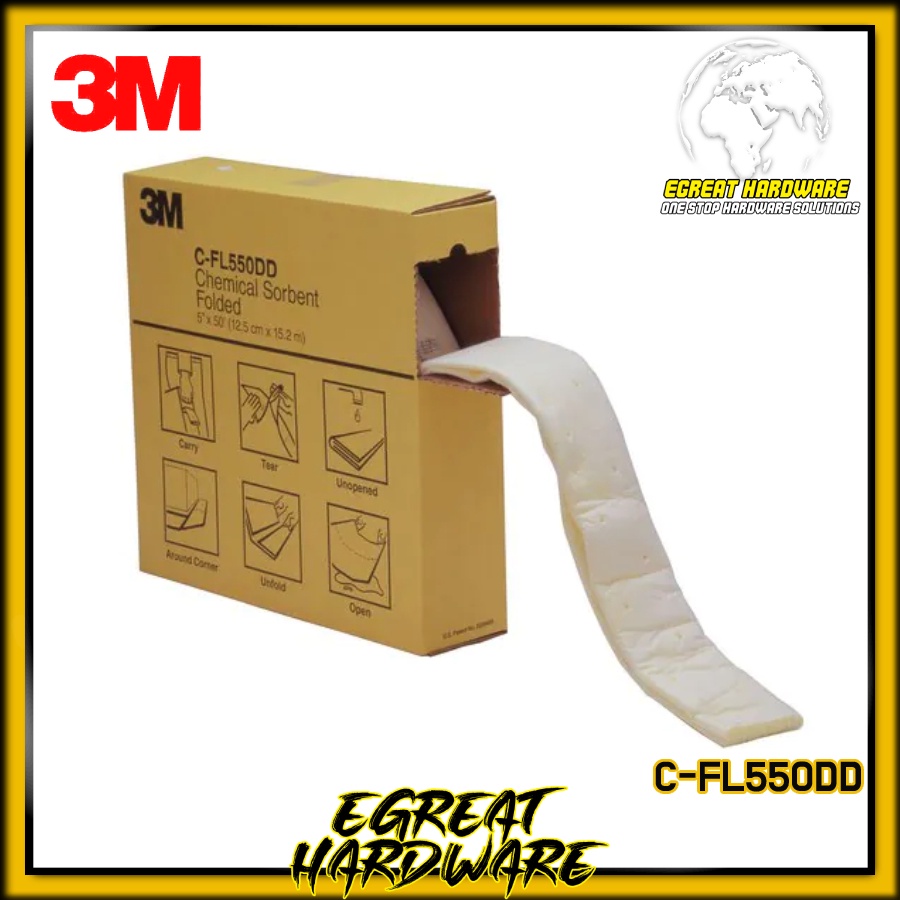 

Chemical Sorbent Folded 3M C-FL550DD