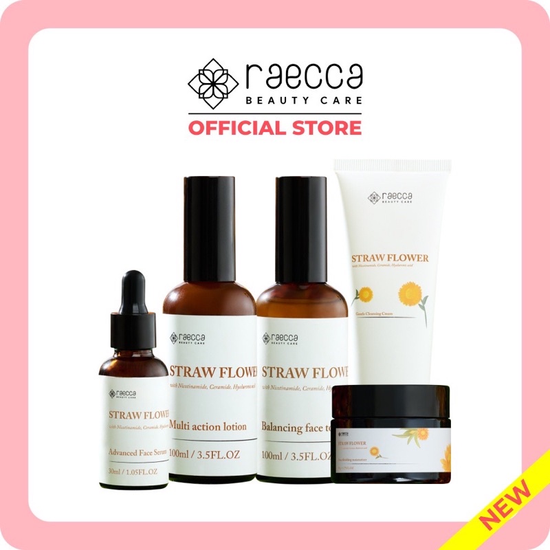 Raecca Skincare Set Strawflower 5in1