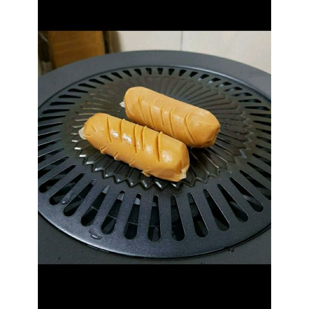 Smoke grill, Panggangan daging, grill pan, alat BBQ