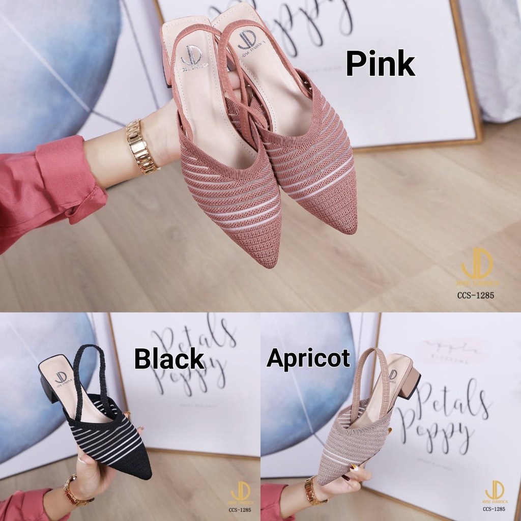 JOSE DAROCA Sepatu Heels Slingback Platform #CCS-1285# Original
