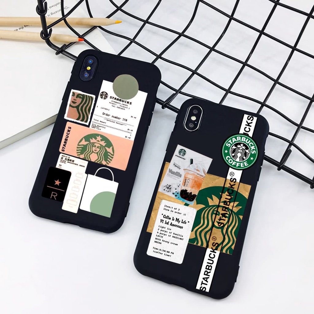 #9890 casing case starbuck for type oppo reno 4f vivo y33s xiaomi samsung iphone