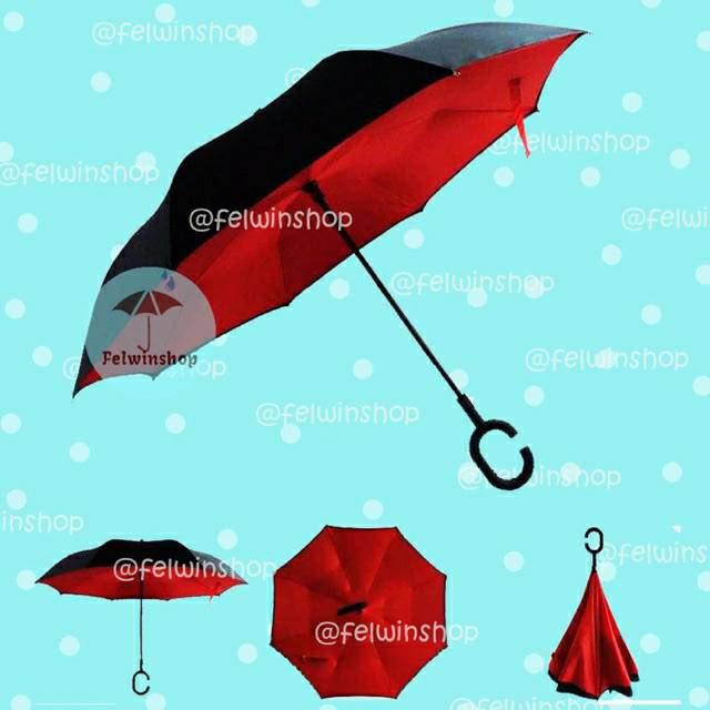 Payung Handle C / Payung Terbalik Kazbrella