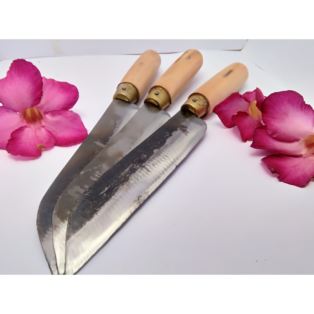 Pisau Dapur Murah Bahan Baja Pemotong Sayur Daging Ikan Kuat dan Tajam