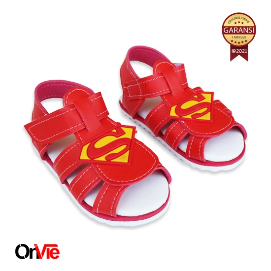 Sepatu Sandal Anak Laki-laki Cowok Motif Superhero | Sandal Gunung Anak Onvie