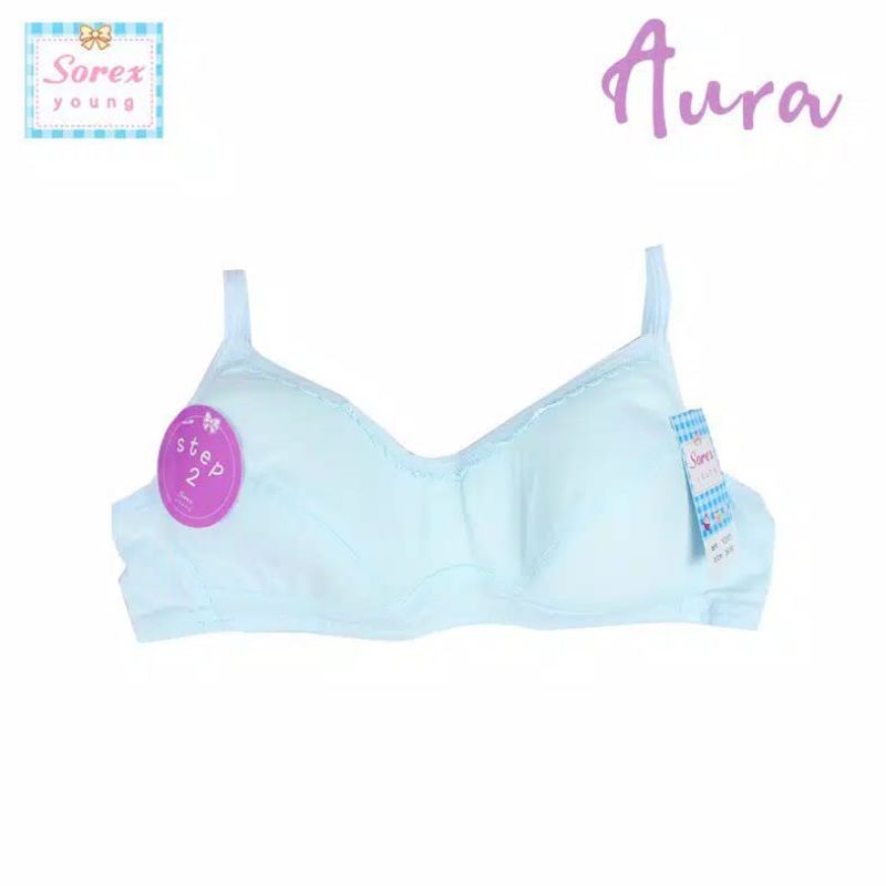 SOREX Young Step2 Bra Remaja Y 2303 Busa Tipis Tanpa Kawat Original