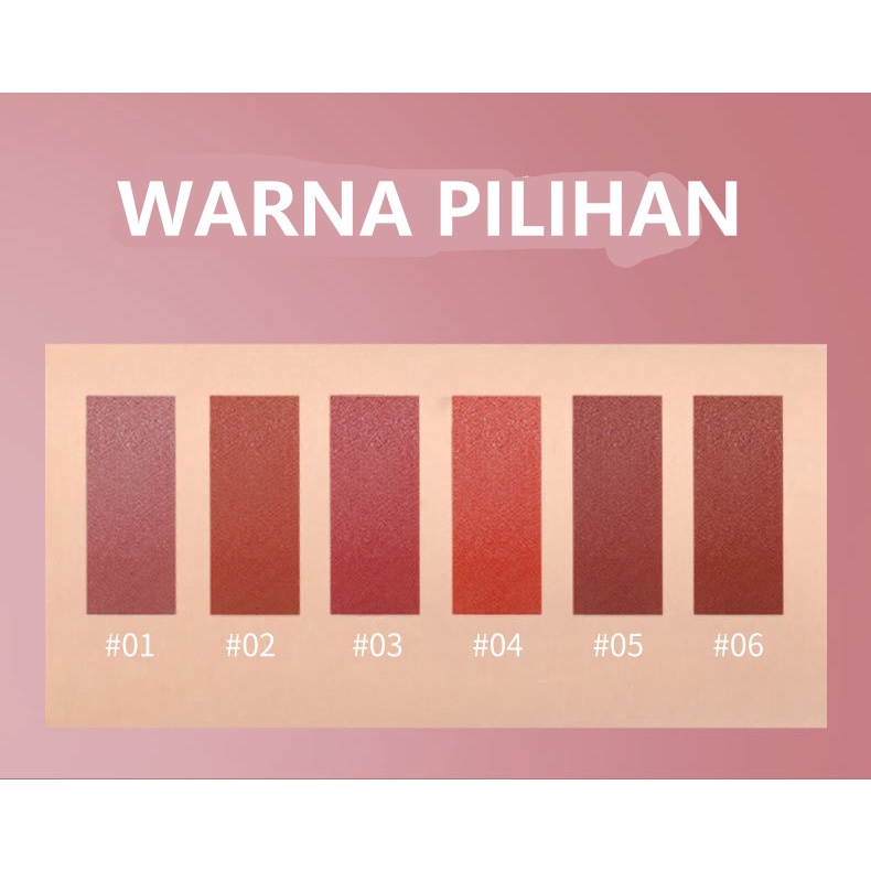 GIRLSNEED77 LAMEILA 1041 LIP GLAZE - Lipstik Cair Lipstick Lip Gloss Matte Lipgloss Lipglaze Liptint Murah Medan LAMEILA Lipcream Medan Bisa Grosir Ecer