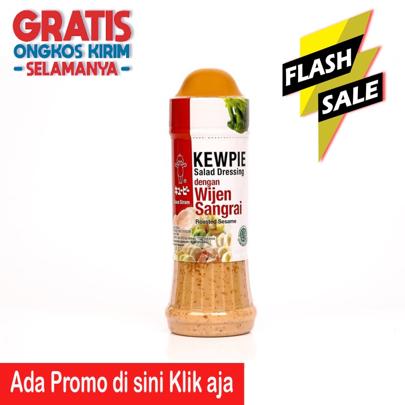 

KEWPIE SALAD DRESSING DENGAN WIJEN SANGRAI ROASTED SESAME 200ML