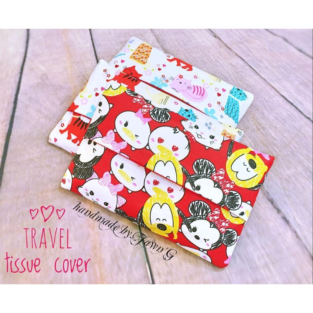 Fawn'G Handmade - Travel Tissue Cover Slim Pouch Non Zipper